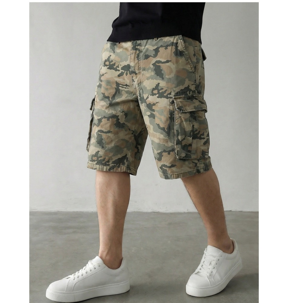 Levi Camo Cargo Shorts Mens‎ 38 Cotton Military Camouflage Gorpcore Streetwear